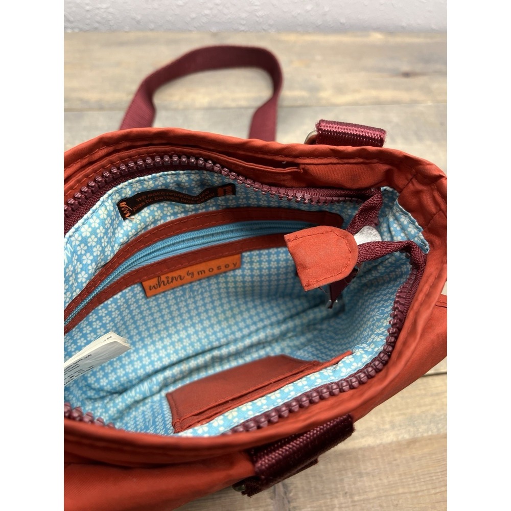 Whim By Mosey Orange Purse Bag 8x6'' View 6